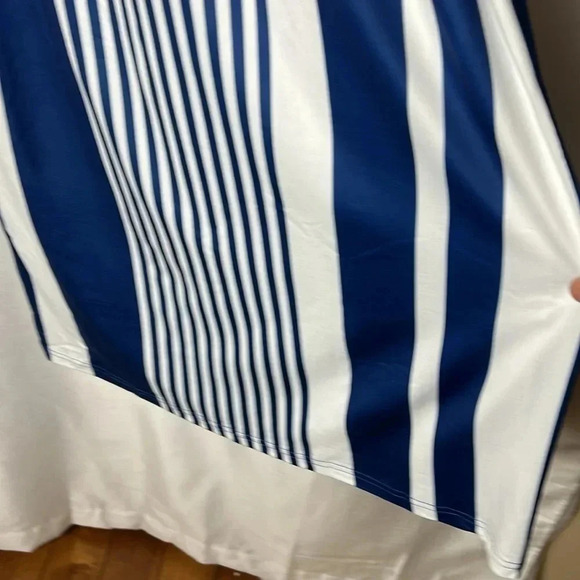 Y2K NWT HOUNT. Halter Dress, women S. Colorblock,striped,coastal,Resortwear - Picture 9 of 15